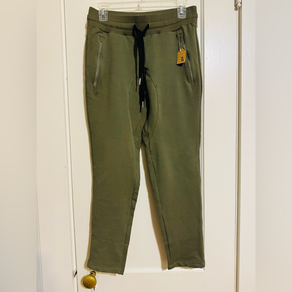 Rokwolf Olive Green Track Pants
